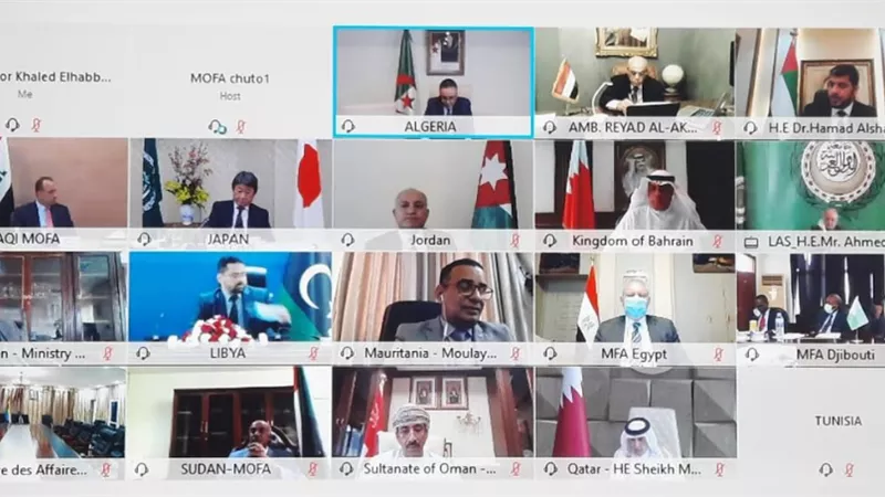 العضايلة يلقي كلمة الأردن في اجتماع الحوار العربي الياباني
