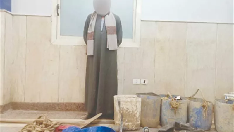 الكنز المدفون .. في منزل الفيوم
