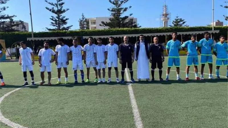 مركز شباب زاوية العميد يفوزعلي سيوة في الدوري الممتاز للميني فوتبول..صور
