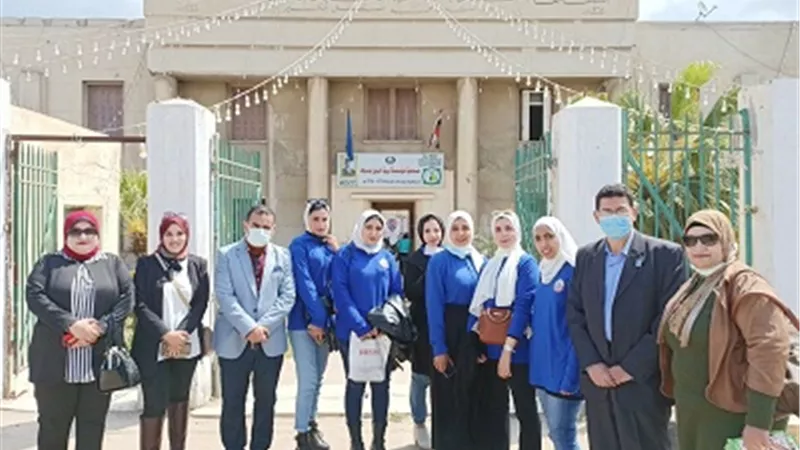 حملة مكبرة لزيادة الوعي الصحي لدي أطفال دمياط