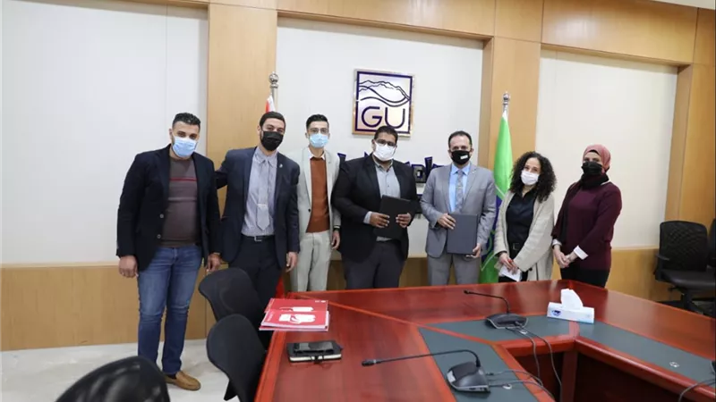 بروتوكول تعاون بين جامعة الجلالة وبنك الكساء المصري