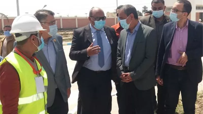 محافظ الإسماعيلية ورئيس شركة المياه يفتتحان خزان رفع 