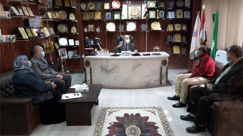 اجتماعات لوكيل وزارة الصحة بالشرقية مع مديري الإدارات الفنية ومديري المستشفيات