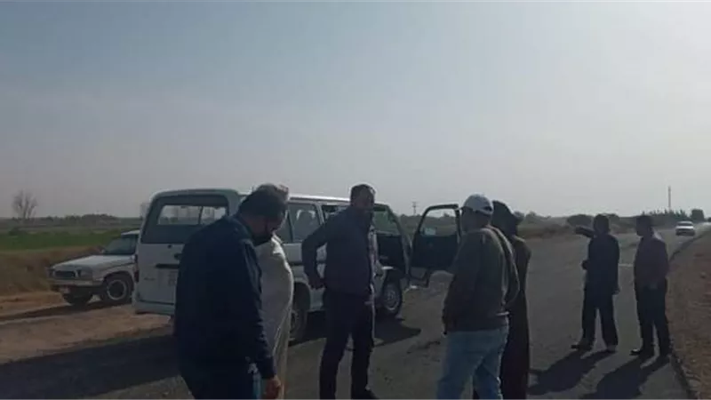 الجهاز المركزى للتعمير يتابع أعمال الرصف بطرق قرى البنجر بمركز ومدينة الحمام