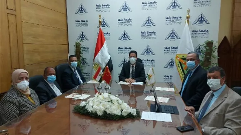 تعاون لمنح درجات علمية مزدوجة بين جامعة بنها ووهان للتكنولوجيا بالصين