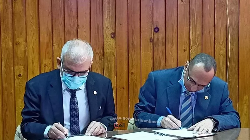 بروتوكول تعاون بين الهندسة الإلكترونية بالمنوفية ووكالة الفضاء المصرية في مجال الاقمار الصناعية