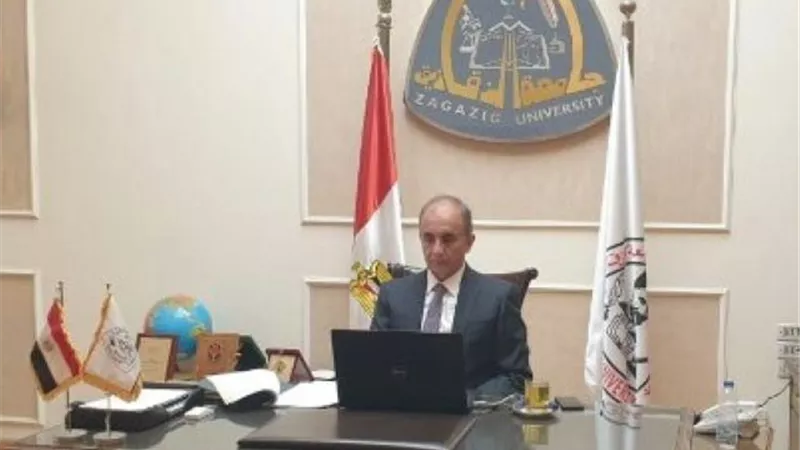رئيس جامعة الزقازيق يشهد اجتماع المؤتمر العام لاتحاد الجامعات العربية.. بالصور