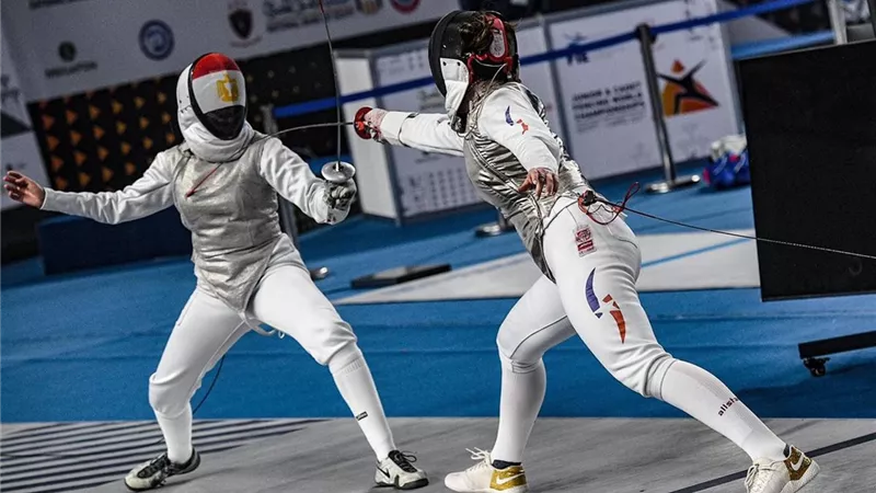 منتخب الشابات لسلاح الشيش يودع منافسات الفردي ببطولة العالم