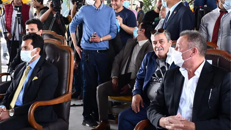 أشرف صبحي يشهد الإحتفال باليوم العالمي للرياضة بمركز شباب الجزيرة