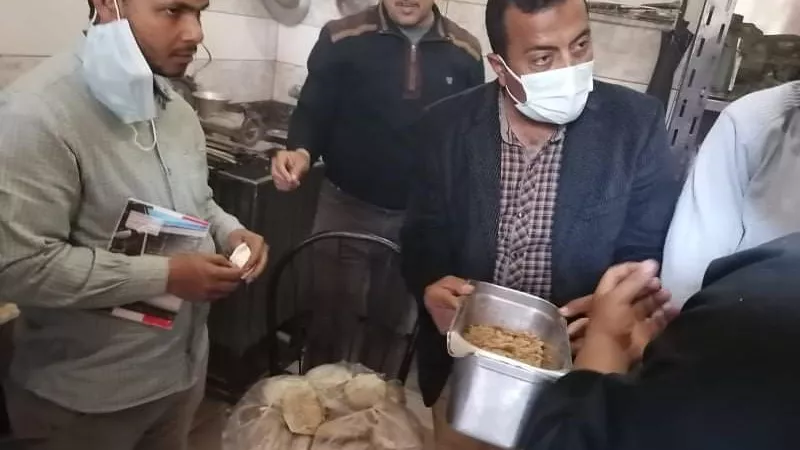ضبط مواد غذائية منتهية الصلاحية وذبح خارج السلخانة بالدقهلية