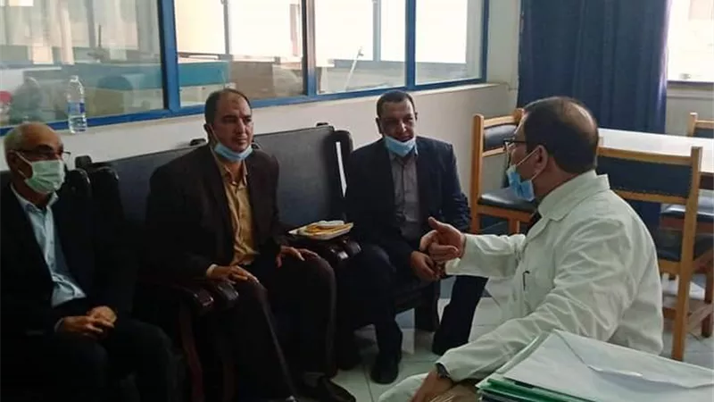 زيارة وفد المجلس الوطنى لإعتماد المعمل المركزي بكلية تكنولوجيا وتنمية الزقازيق