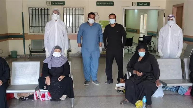 خروج ٦ حالات كورونا من مستشفى قفط التعليمى