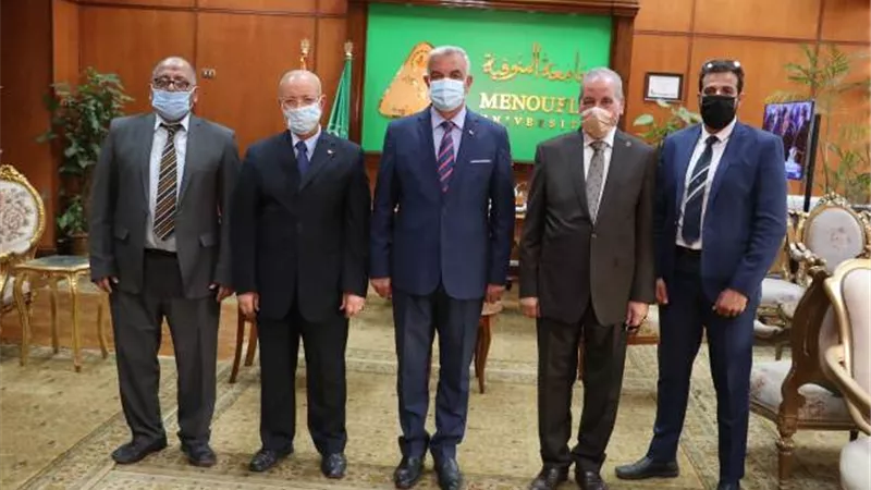 جامعة المنوفية تحصل على شهادة الأيزو ISO 9001: 2015