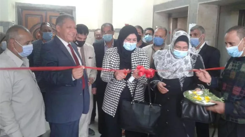 أفتتاح معرض الوسائل التعليمية ببنى سويف