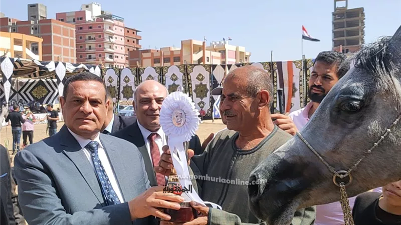 محافظ البحيرة يفتتح المهرجان الدولي الرابع عشر للخيول العربية الأصيلة بكوم حمادة