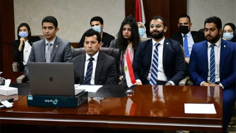 وزير الرياضة يفتتح جلسة المنطقة العربية بمنتدي شباب المجلس الاقتصادي الاجتماعي للامم المتحدة