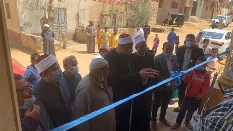 النائب سامي سليم ومدير أوقاف الإسماعيلية يفتتحان مسجد السلام بقرية فنارة ..صور