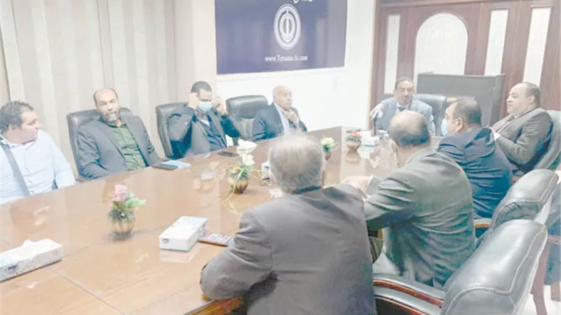 الترسانة يخطر وزير الرياضة بتفاصيل المئوية