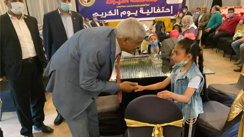 امانة حماة الوطن بأسيوط تنظم حفلها الاول ليوم الكريم 