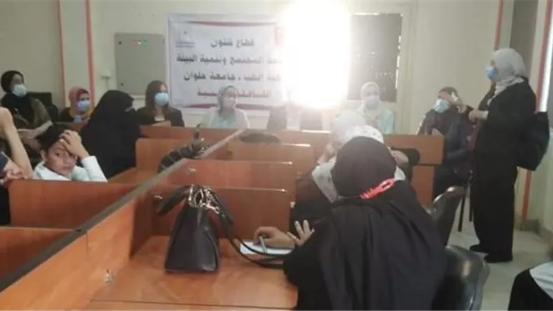 ماجد نجم: جامعة حلوان تواصل أنشطتها المجتمعية فى كفر العلو.. بالصور