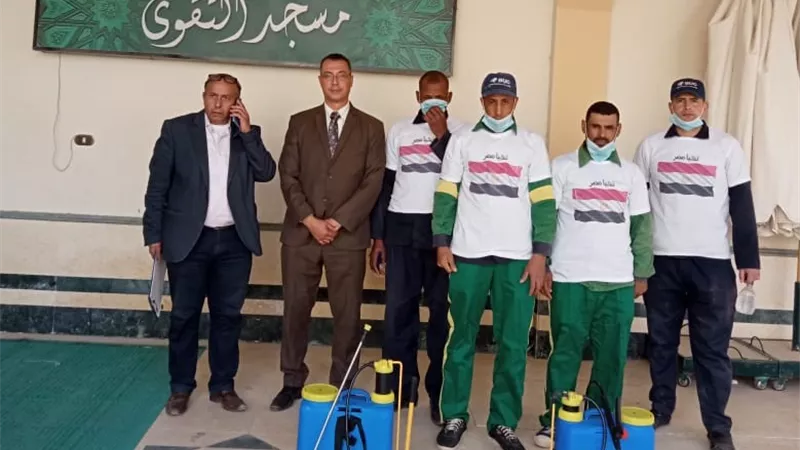 النائب محمد سليمان يطلق حملة لتطهير وتعقيم مساجد مدينتى بدر وهليوبوليس.. بالصور