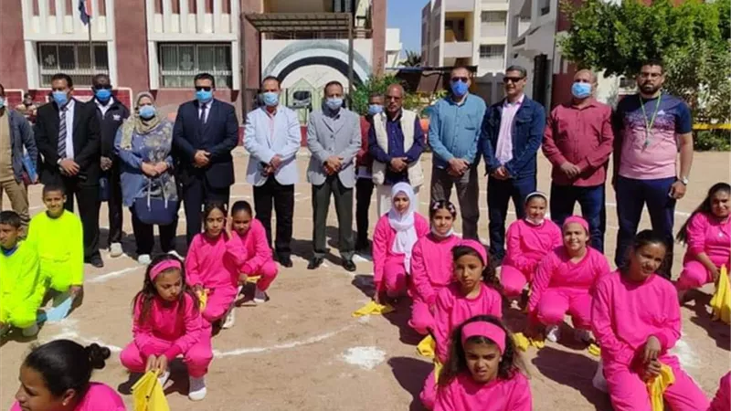مدير تعليم جنوب سيناء يشهد يوما رياضيا بمدرسة الزهور الابتدائية