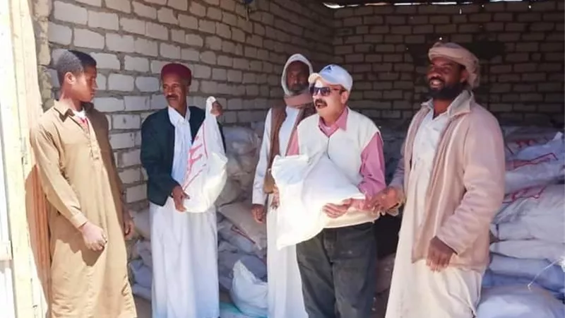 هدية الرئيس السيسي وصلت لاهالي الجارة اصغر واحة مصرية بسيوة