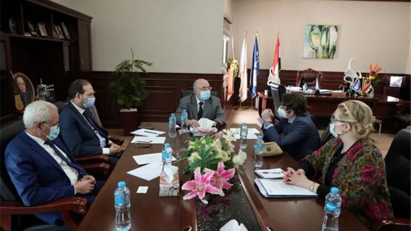 جامعة بدر تستقبل وفداً أوكرانياً لبحث سبل التعاون الدولى فى مجال التعليم والبحث العلمى.. بالصور