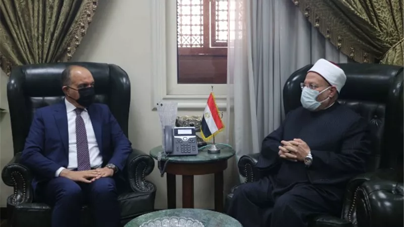 مفتي الجمهورية يستقبل السفير الأردني لبحث تعزيز التعاون بين دار الإفتاء والأردن