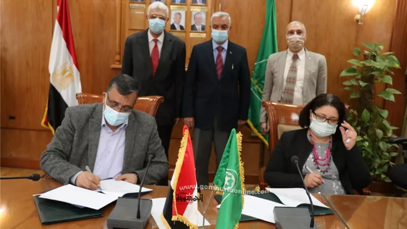 بروتوكول تعاون بين جامعة المنوفية والهيئة القبطية الإنجيلية للخدمات الاجتماعية