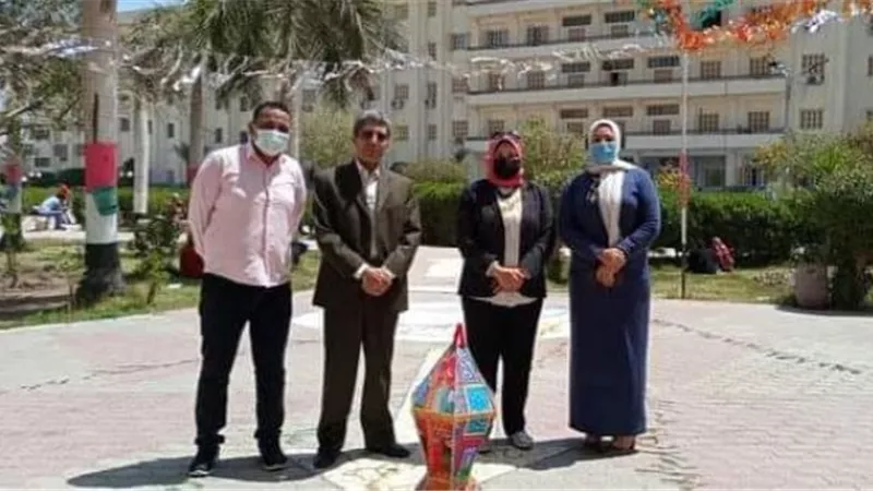 اعلام بنى سويف تتزين بفانوس وخيام رمضان.. بالصور