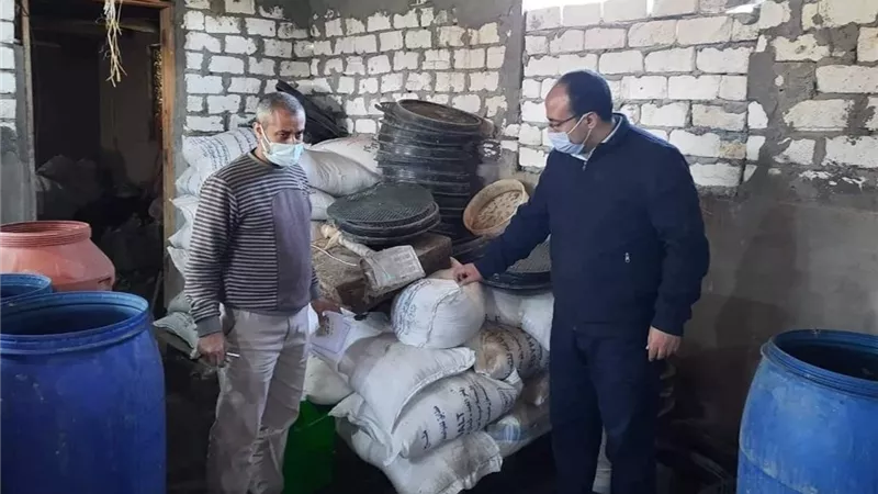 ضبط مصنع ميلامين لاستخدام مادة محظورة فى حملات تموينية بالدقهلية