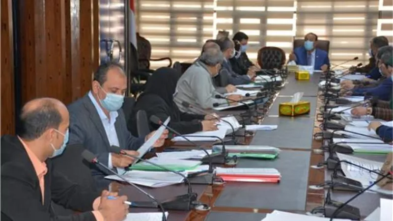 فحص طلبات المستثمرين لحجز أراضى امتداد المنطقة الصناعية بجمصة