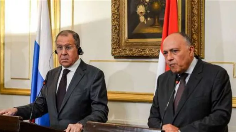 غدًا.. مؤتمر صحفى مشترك لوزيرى خارجية مصر وروسيا بقصر التحرير