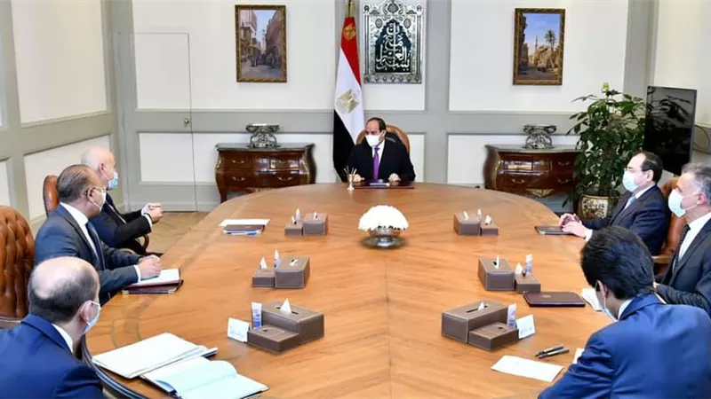 السيسي يبحث مع 