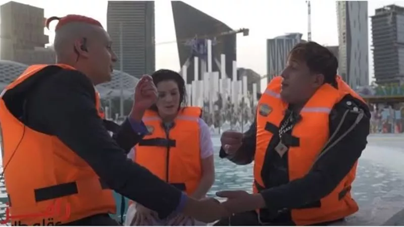 حمو بيكا ولوردينا يستقبلان مقلب رامز جلال بوصلة رقص