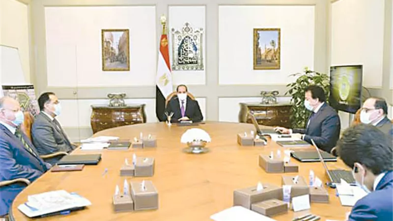 الرئيس: تطوير منطقة مستشفيات جامعة عين شمس وإعادة تخطيطها بالكامل