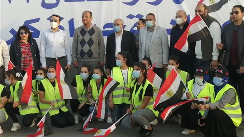 قافلة مواد غذائية يقدمها مستقبل وطن أسيوط ضمن حياه كريمة