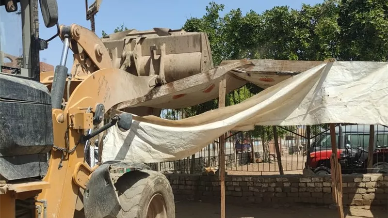 محاضر ورفع إشغالات في حملة مكبرة بالفشن