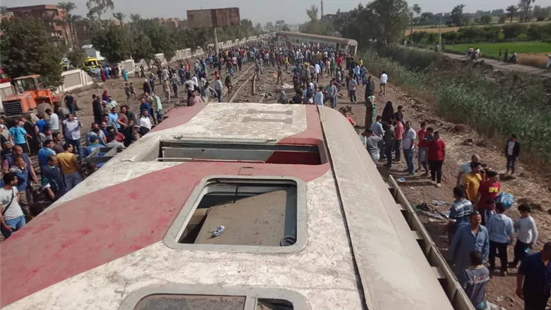 التحفظ على سائق قطار طوخ ومساعده للتحقيق معهما