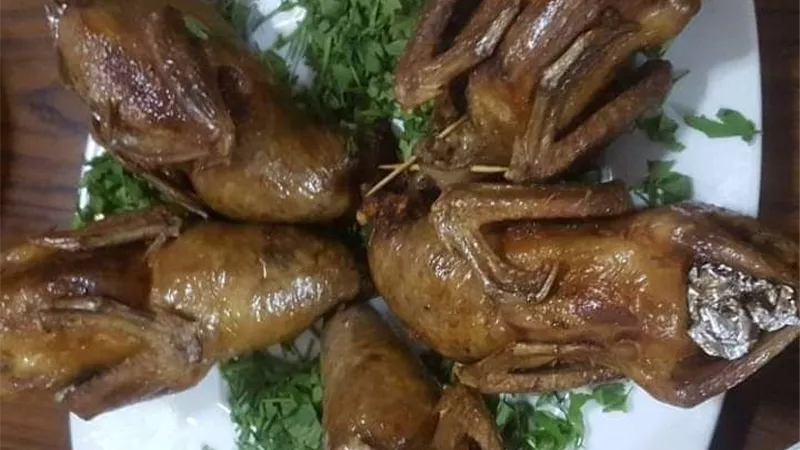 مطبخ صابرين ..الافطار:حمام بالفريك..والحلو :بودنج المانجوبالكريمة للشيف سحر شعراوي