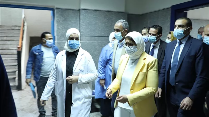 بيان مهم من وزيرة الصحة بشأن الحالة الصحية لمصابي حادث طوخ