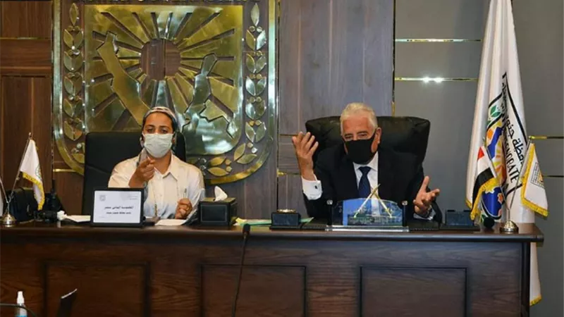 فودة يتابع نسب التنفيذ بالمشروعات الجارية بكافة مدن جنوب سيناء