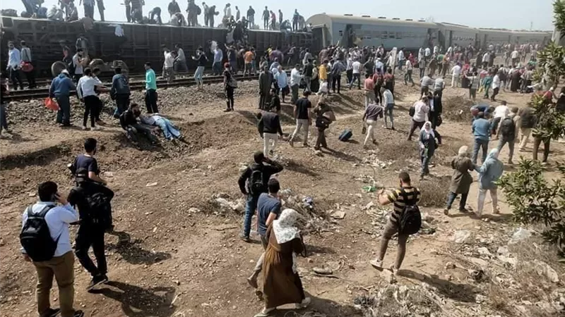 أحمد موسى: ارتفاع إصابات حادث قطار طوخ إلى 120 حالة.. ووقوع ضحايا