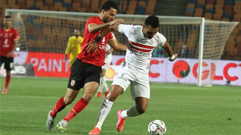 الأهلى ينهى الشوط الأول متقدما بهدفين مقابل هدف للزمالك