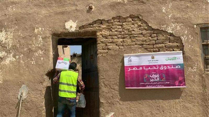 الاستعداد لتوزيع مساعدات انسانية في 90 قرية ببني سويف