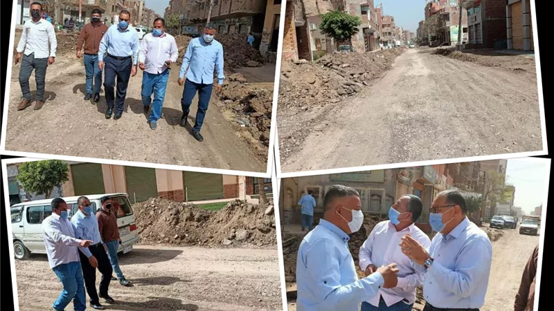 بتكلفة 3 مليون جنيه.. محافظ الشرقية يتفقد أعمال رصف طريق 39 كفر إبراش بمشتول السوق
