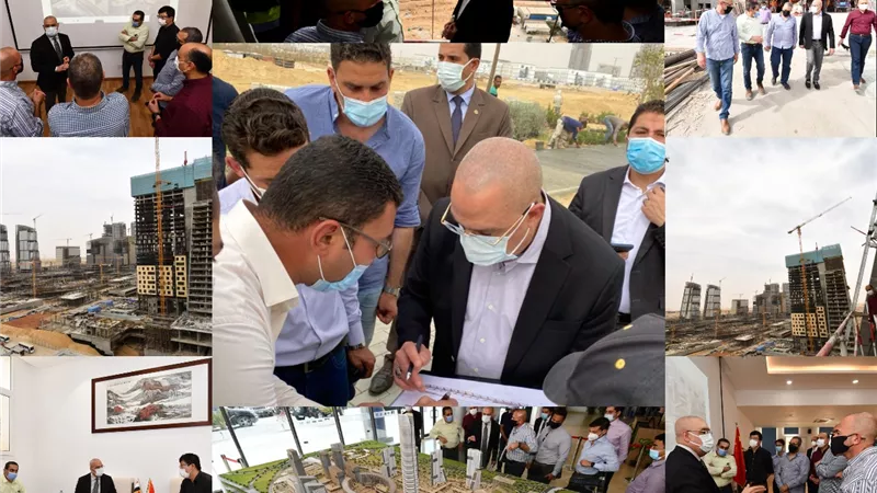 وزير الإسكان يتفقد مشروعات منطقة الأعمال المركزية بالعاصمة الإدارية الجديدة.. صور