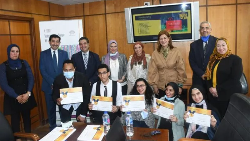 الفنون التطبيقية جامعة حلوان تحصد المراكز الأولى فى مسابقة المنسوجات ITEX.. بالصور