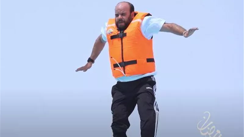 محمد عبد الرحمن لرامز جلال: لو هاخد مليون جنيه مش هنط من الارتفاع دا تاني 